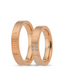 Rose Gold Wedding Band 4mm