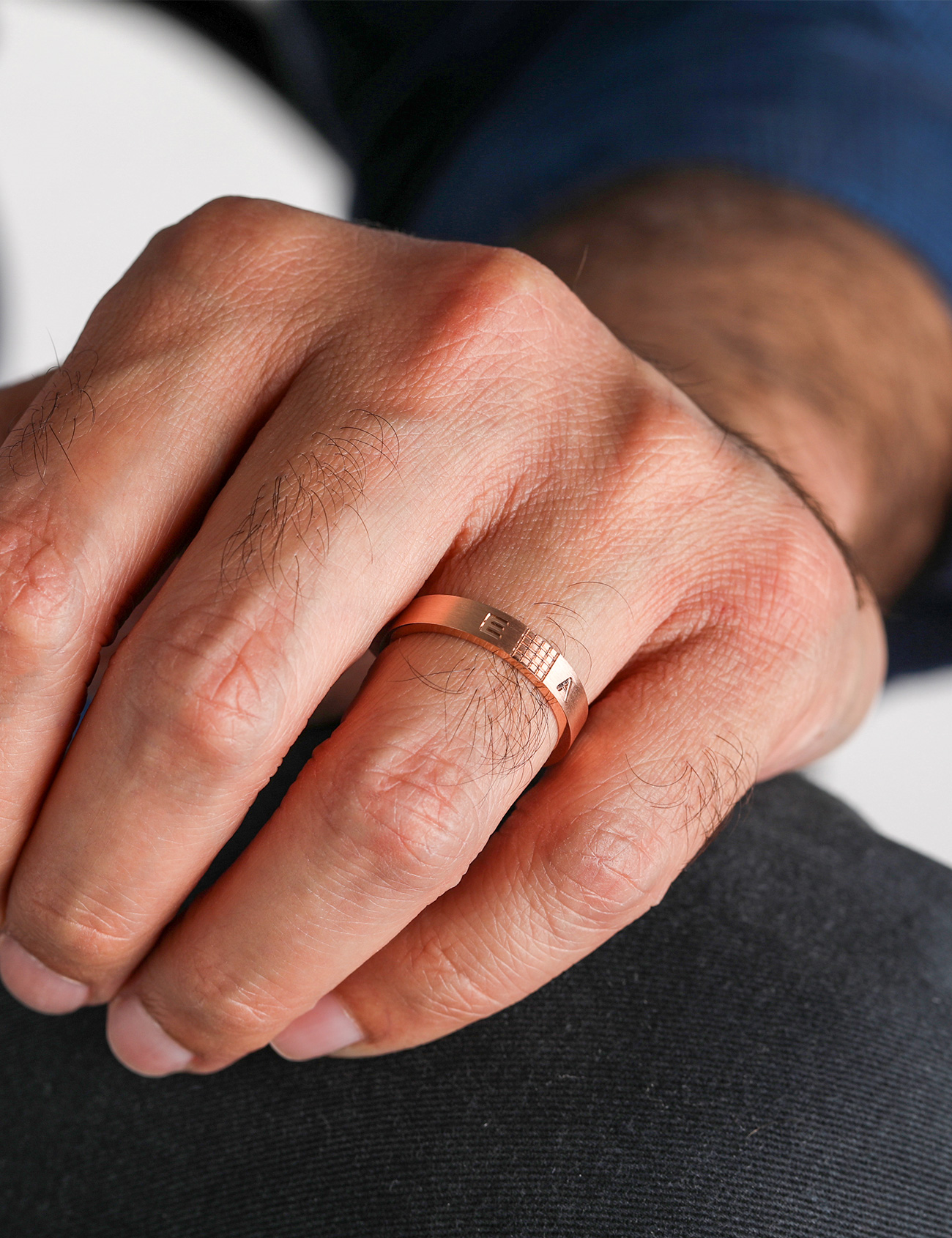 Rose Gold Wedding Band 4mm