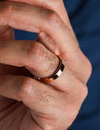 Rose Gold Wedding Band 5mm
