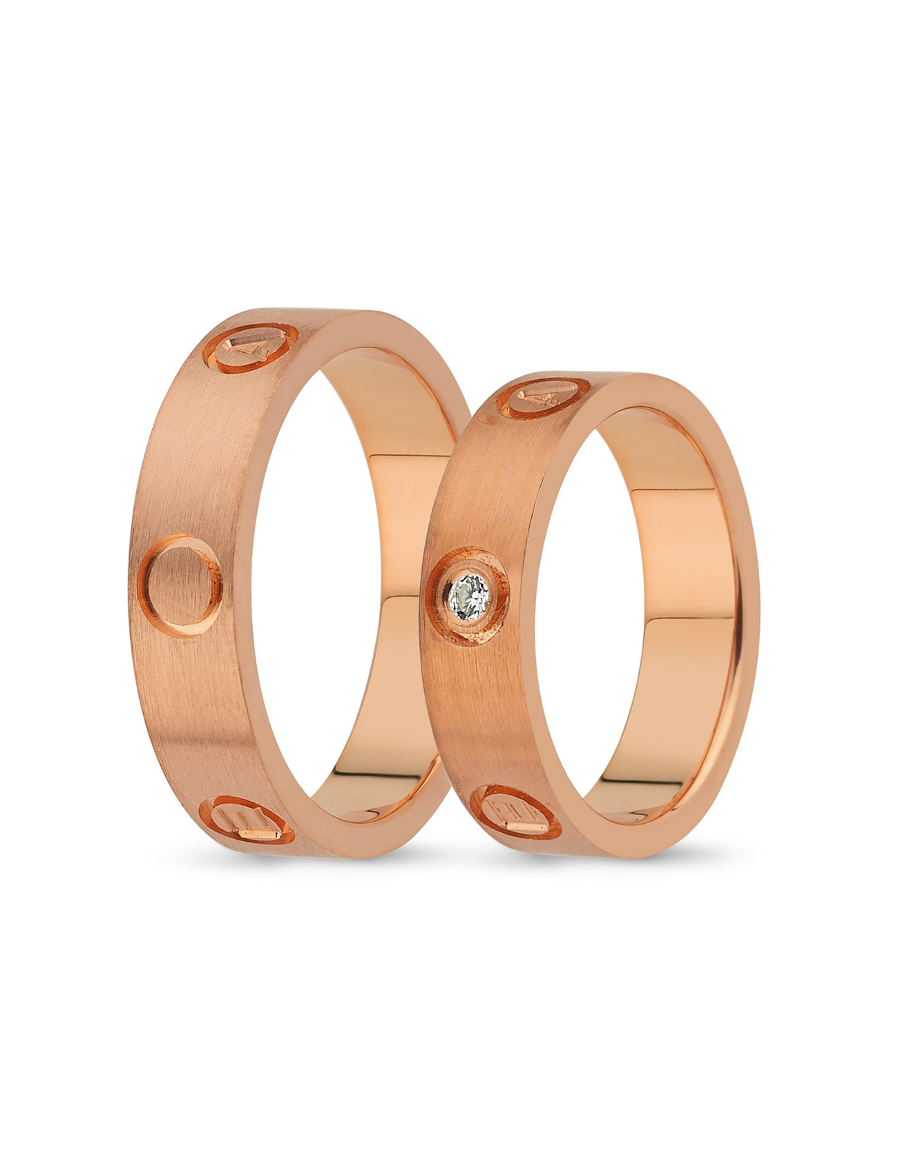 Rose Gold Wedding Band 5mm Main image