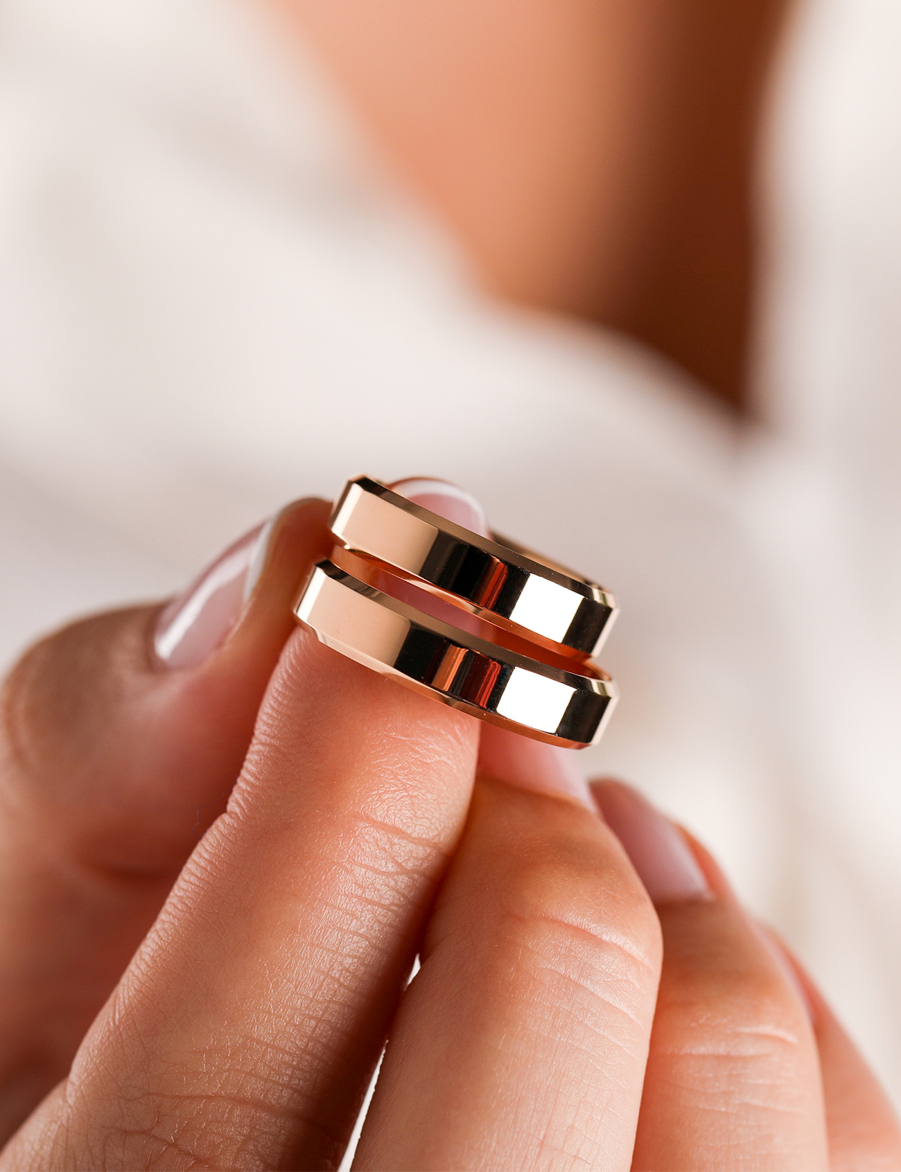 Rose Gold Wedding Band 5mm