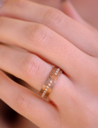 Rose Gold Wedding Band 6mm