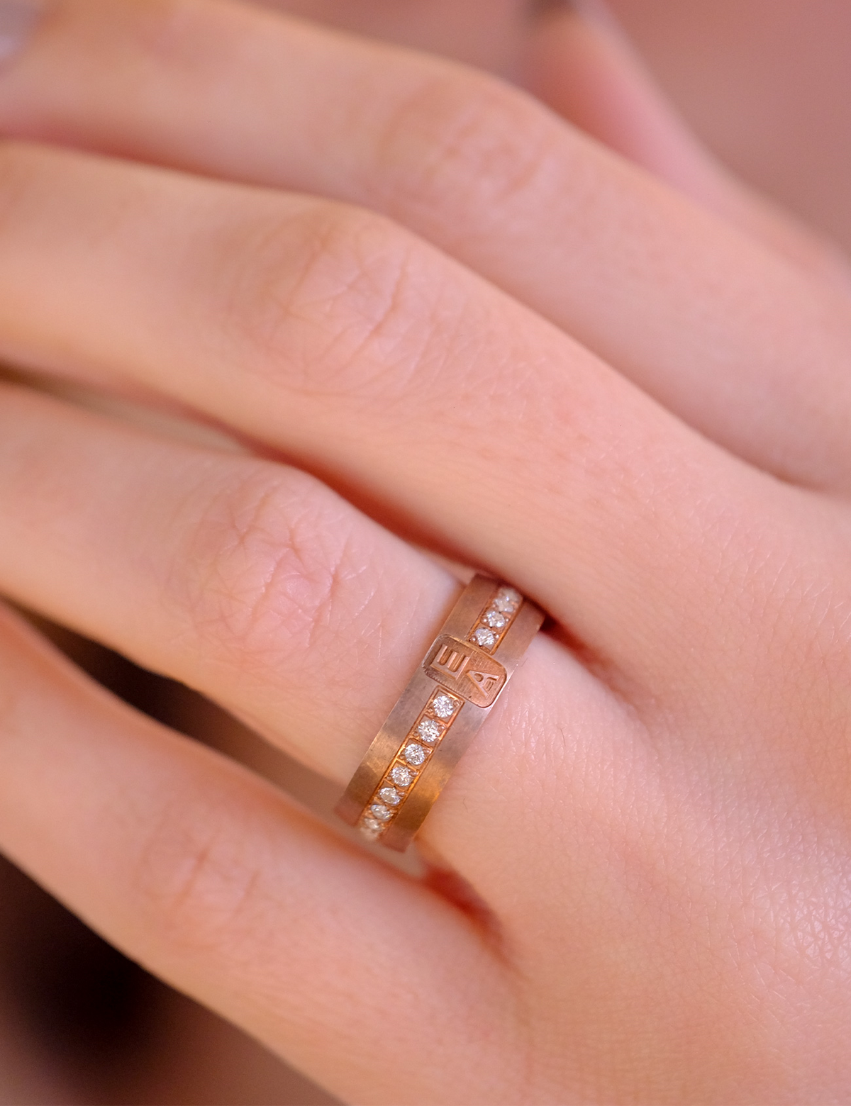 Rose Gold Wedding Band 6mm