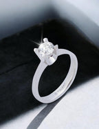 0.60 Carat Almond-Setting Solitaire Diamond Ring