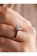 0.50 Carat V Setting Diamond Solitaire Ring