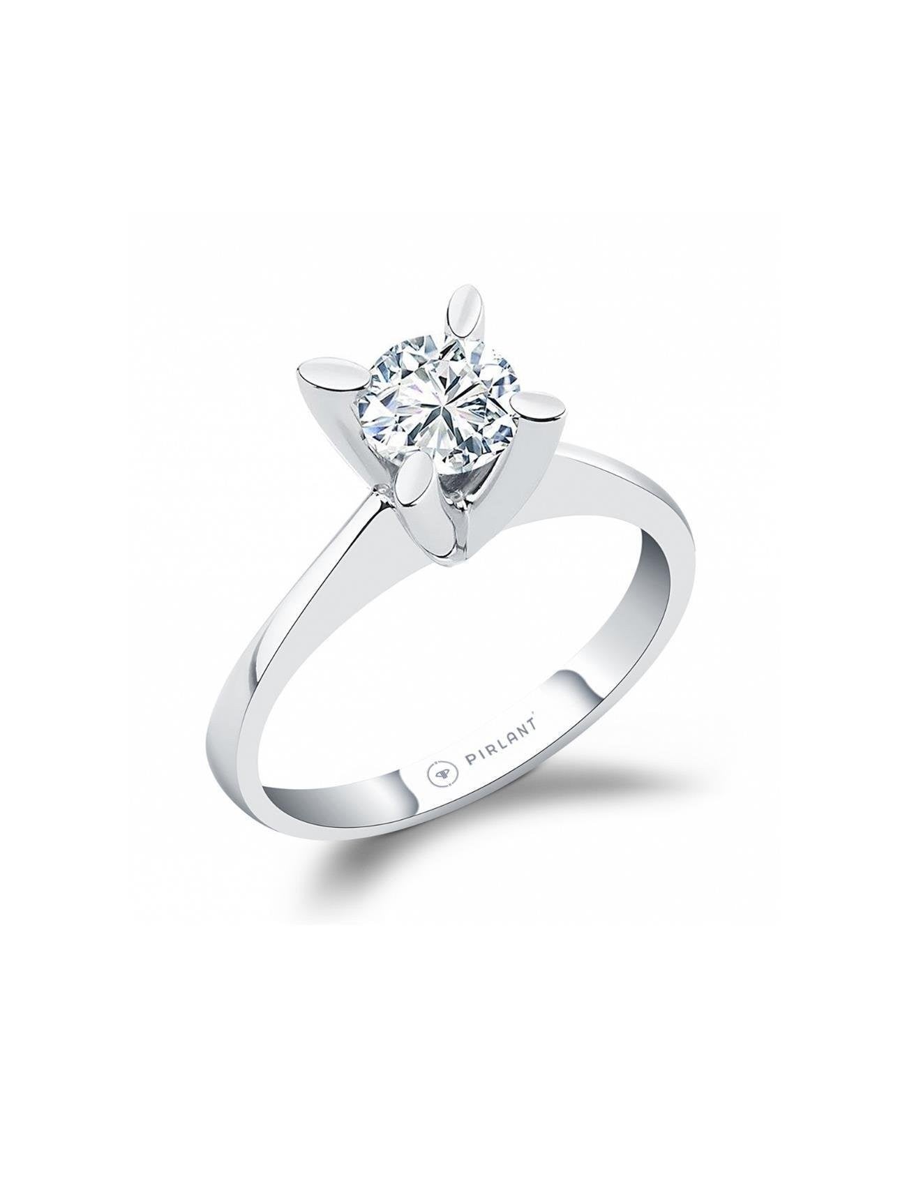 0.55 Carat Almond-Setting Solitaire Diamond Ring