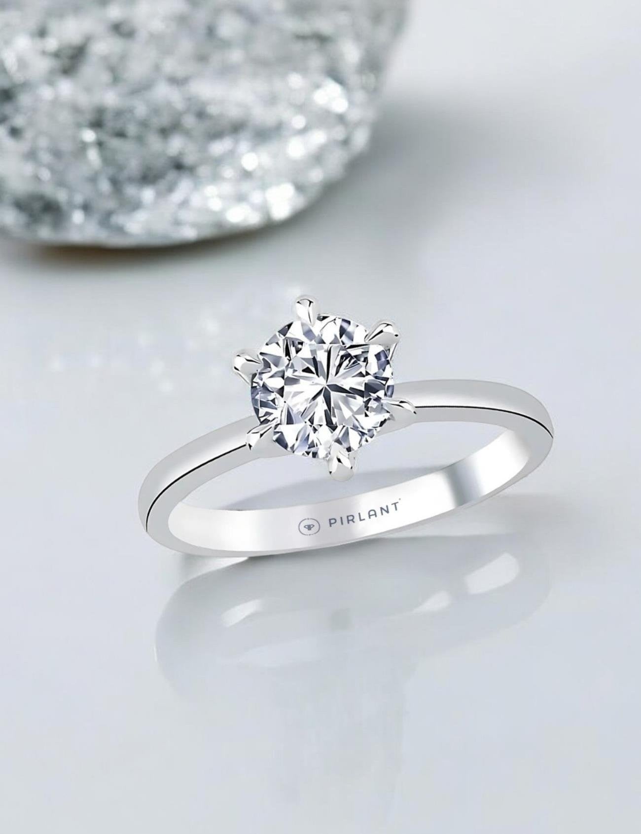 0.50 Carat Fancy Setting Diamond Solitaire Ring
