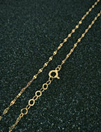 Boomerang Chain Gold Necklace