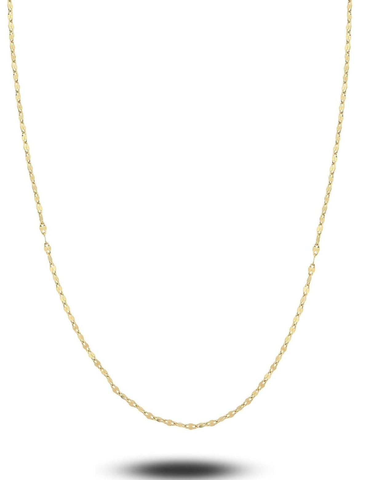 Boomerang Chain Gold Necklace Main image
