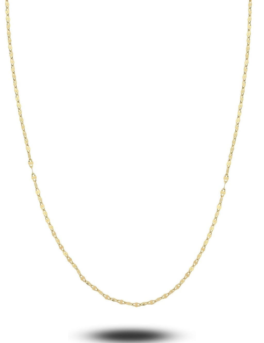 Boomerang Chain Gold Necklace
