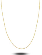 Boomerang Chain Gold Necklace