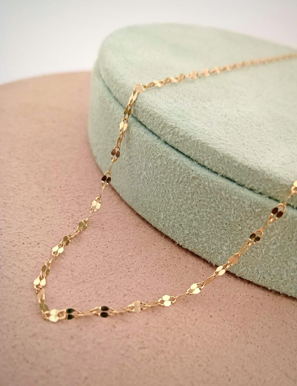 Boomerang Chain Gold Necklace