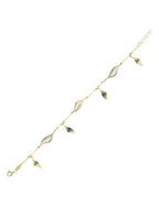 Pink Mother-of-Pearl Gold Bracelet