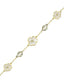 Reversible Pink White Mother-of-Pearl Gold Bracelet