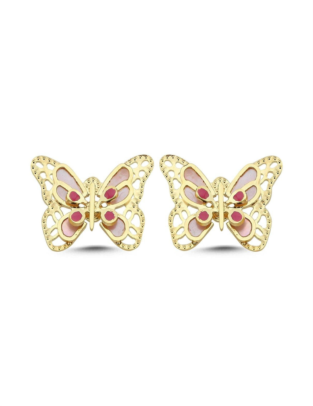 Butterfly Italian Gold Earrings
