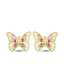 Butterfly Italian Gold Earrings