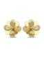 Yellow Floral Italian Gold Earrings