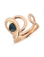 Crown Italian Rose Gold Ring