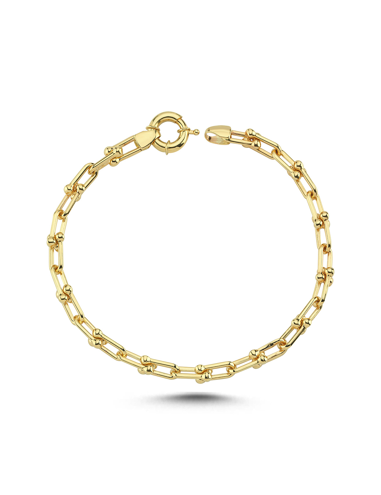 Bold Modern Gold Bracelet Main image