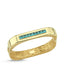 14K Blue Stone-Set Gold Cuff Bracelet