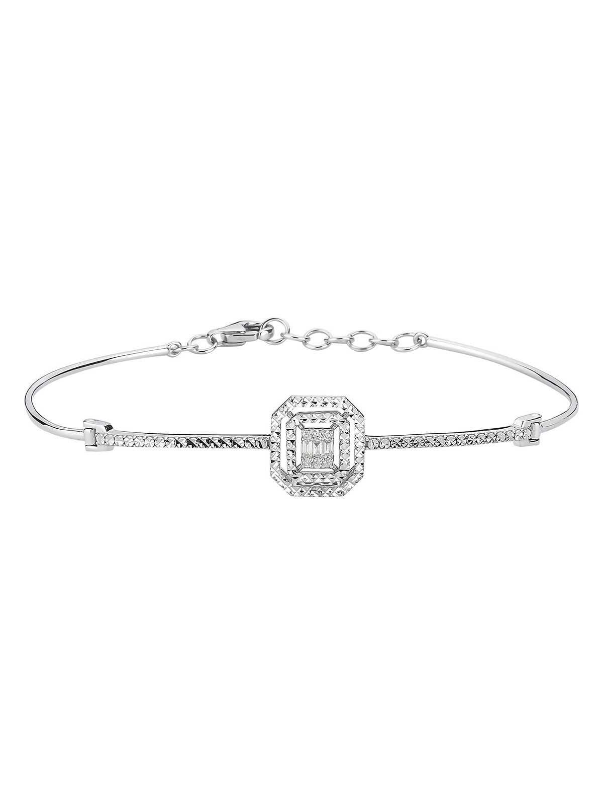 0.07 Carat Baguette Diamond Bracelet Main image
