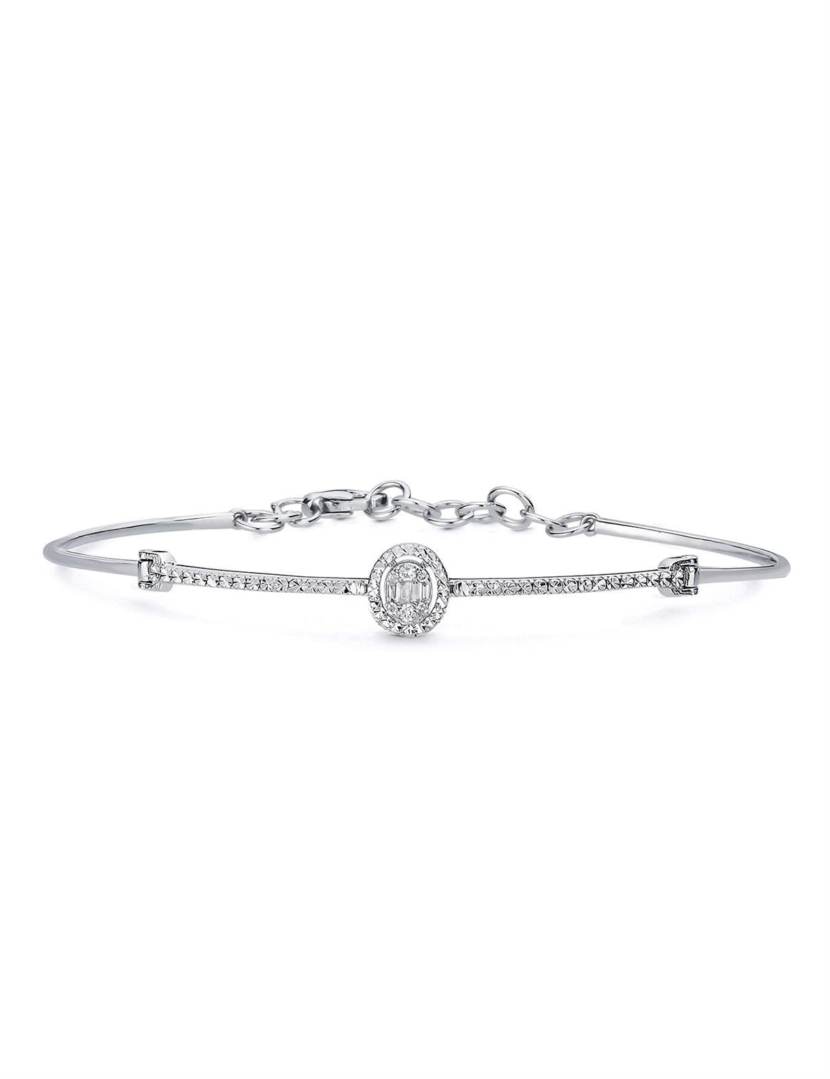 0.08 Carat Baguette Diamond Bracelet Main image