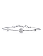 0.08 Carat Baguette Diamond Bracelet