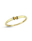 14K Stone-Set Gold Cuff Bracelet
