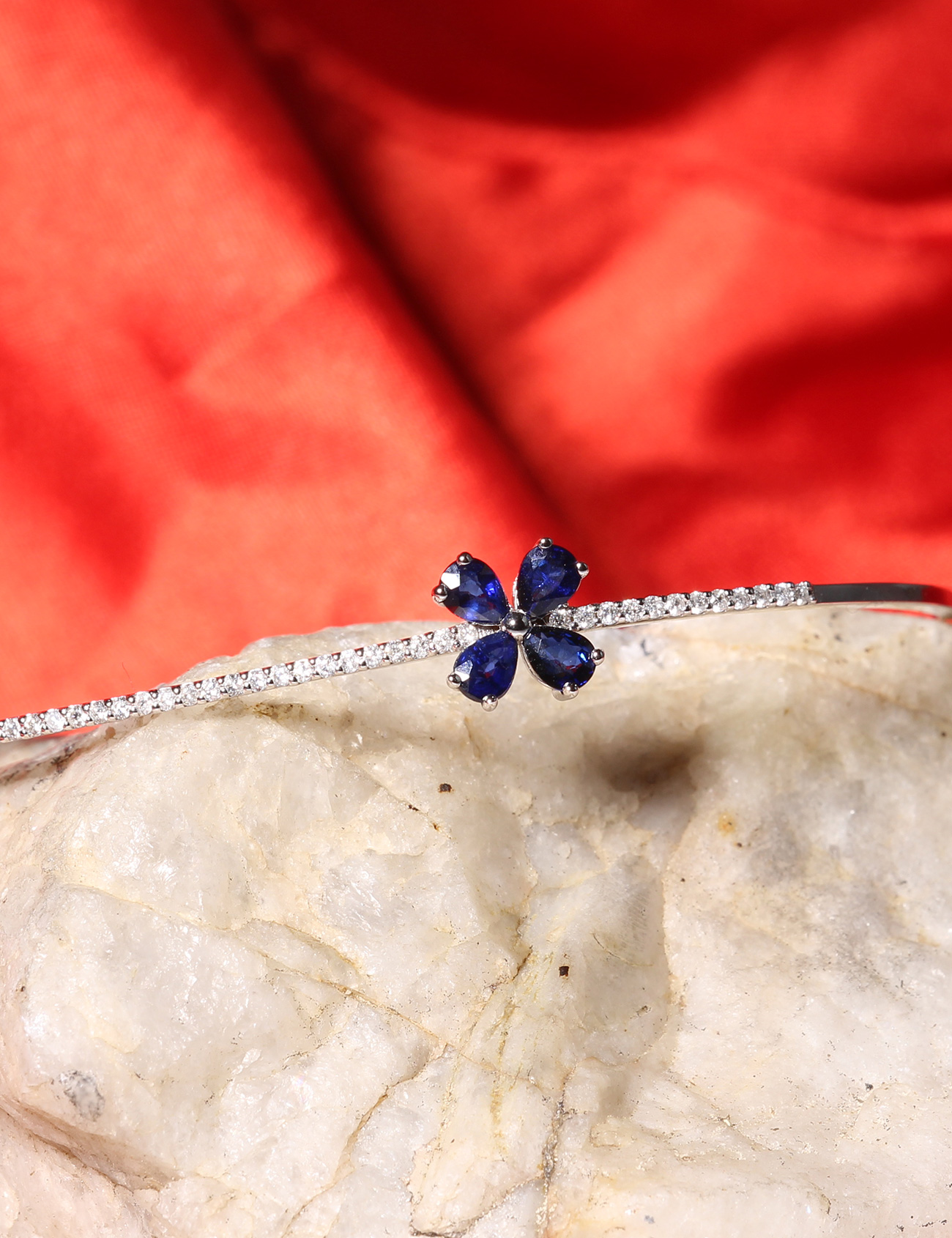 Diamond Sapphire Bracelet Secondary image