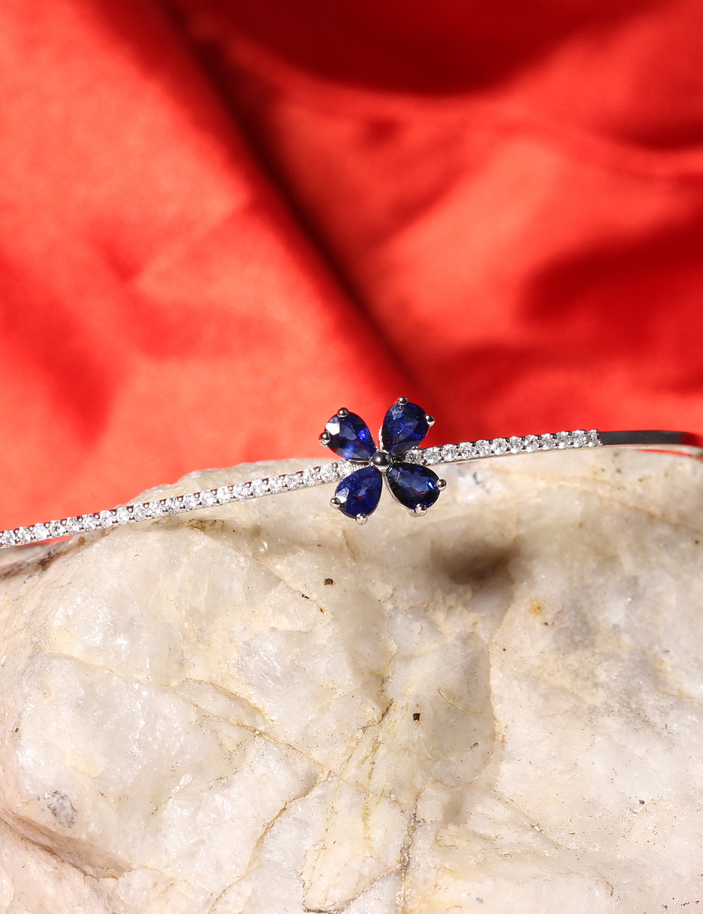 Diamond Sapphire Bracelet