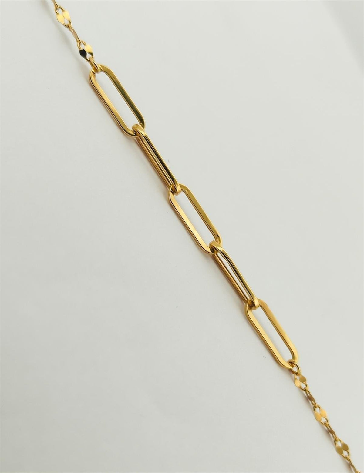 Boomerang Paperclip Gold Bracelet