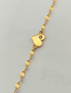 Heart Boomerang Gold Bracelet