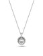 0.15 Carat Diamond Baguette Necklace