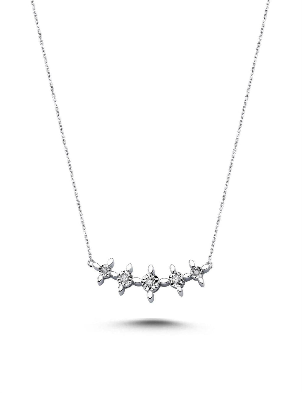 0.11 Carat Diamond Necklace