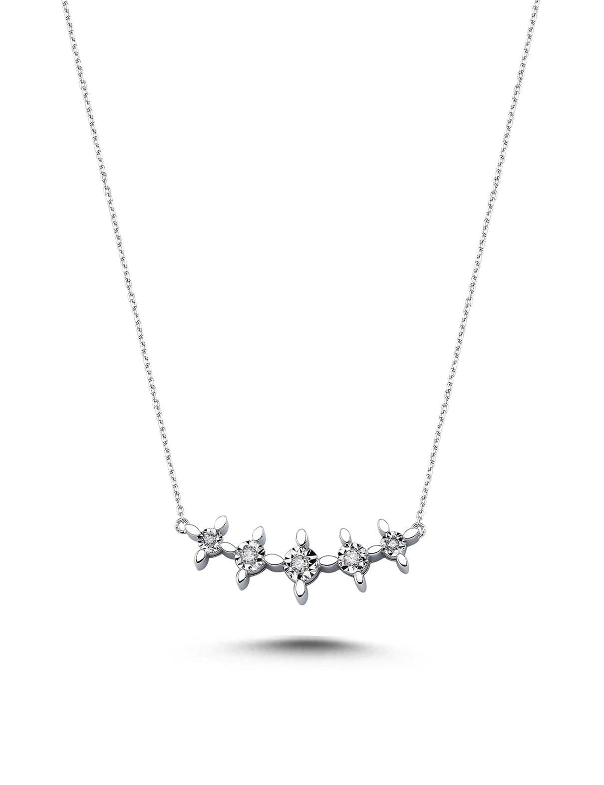 0.11 Carat Diamond Necklace