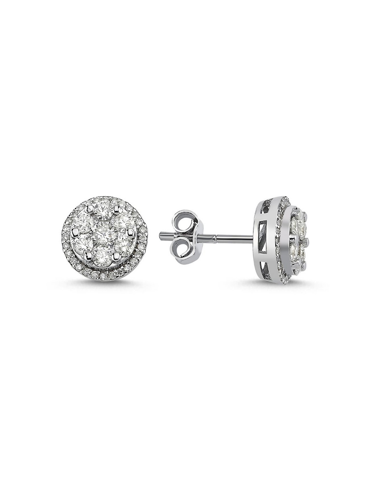 0.95 Carat Diamond Earrings Main image