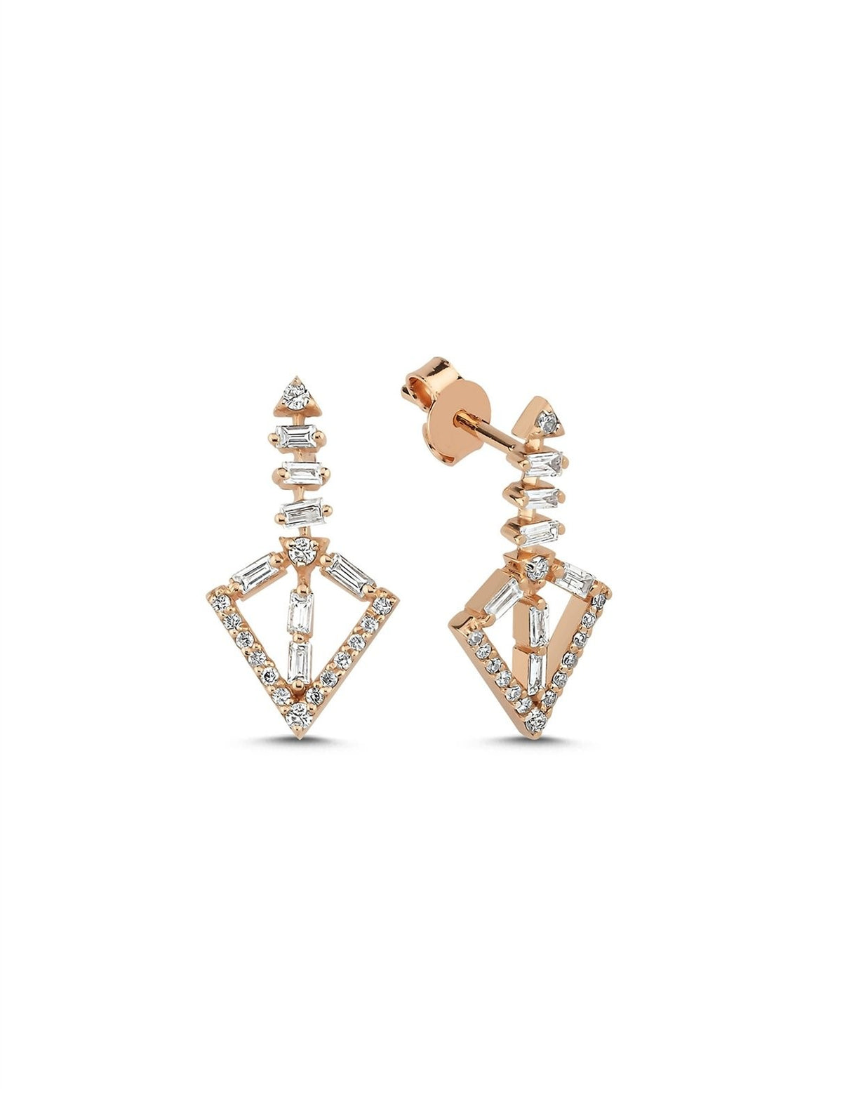 0.55 Carat Diamond Earrings