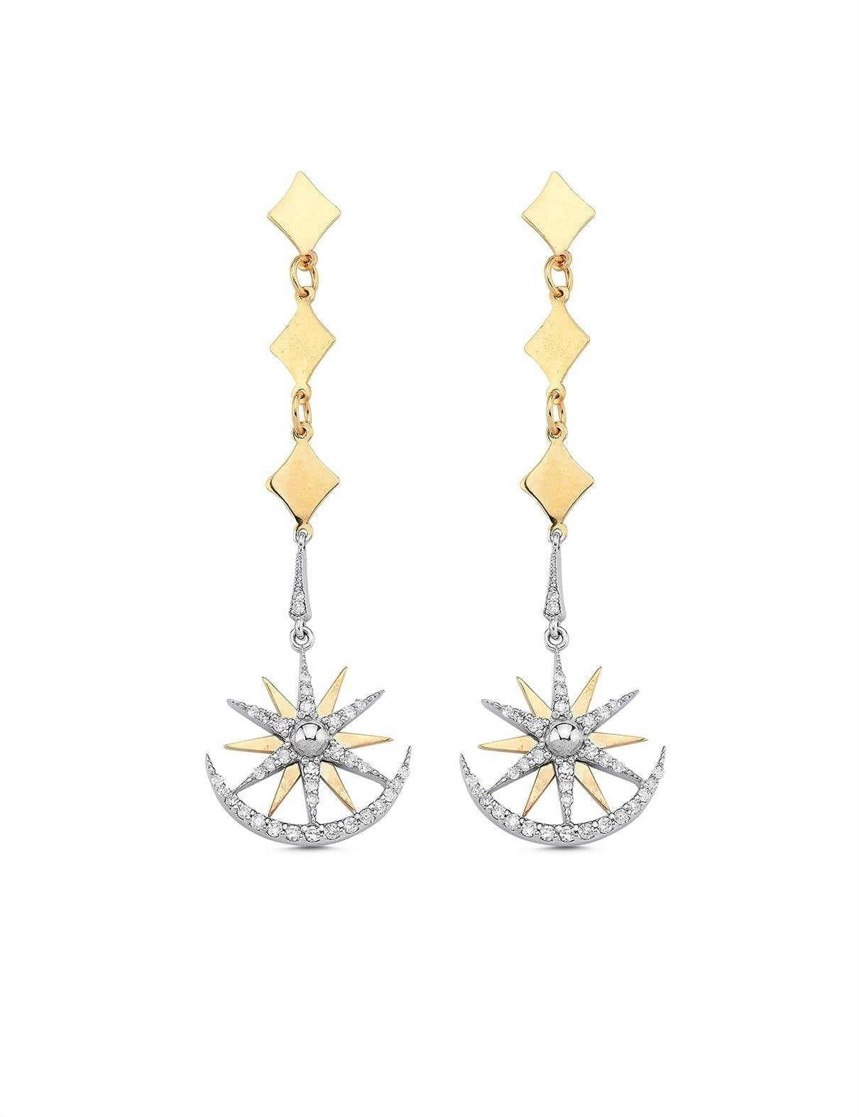 0.48 Carat Diamond Earrings