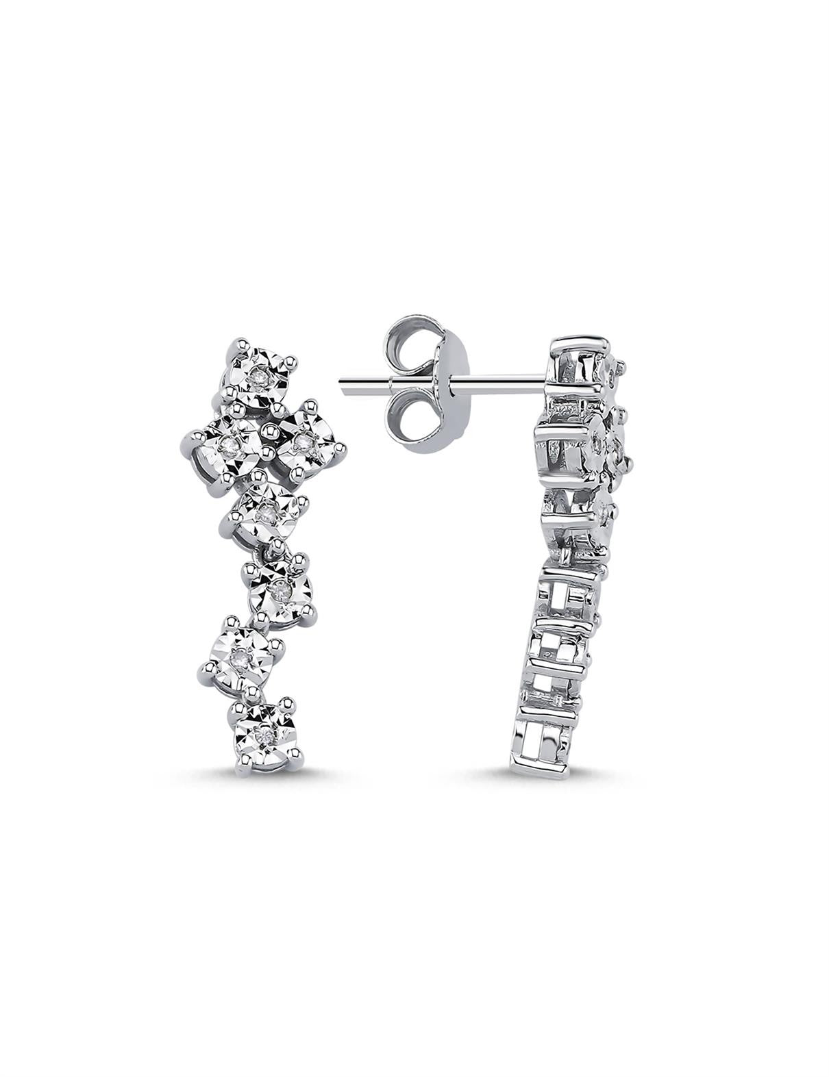 0.05 Carat Diamond Earrings Main image