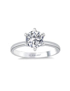 0.50 Carat Fancy Setting Diamond Solitaire Ring