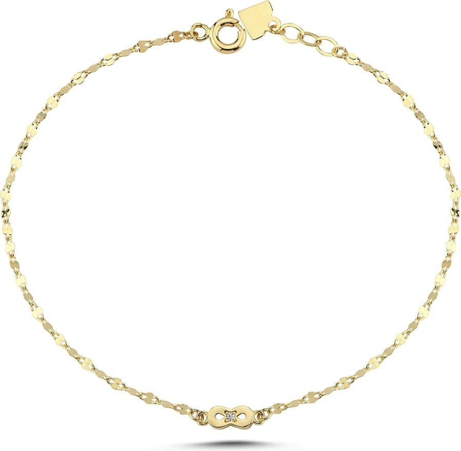 Infinity Boomerang Gold Bracelet