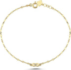 Infinity Boomerang Gold Bracelet
