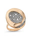 Mystic Orient Stone-Set Rose Gold Round Gold Ring