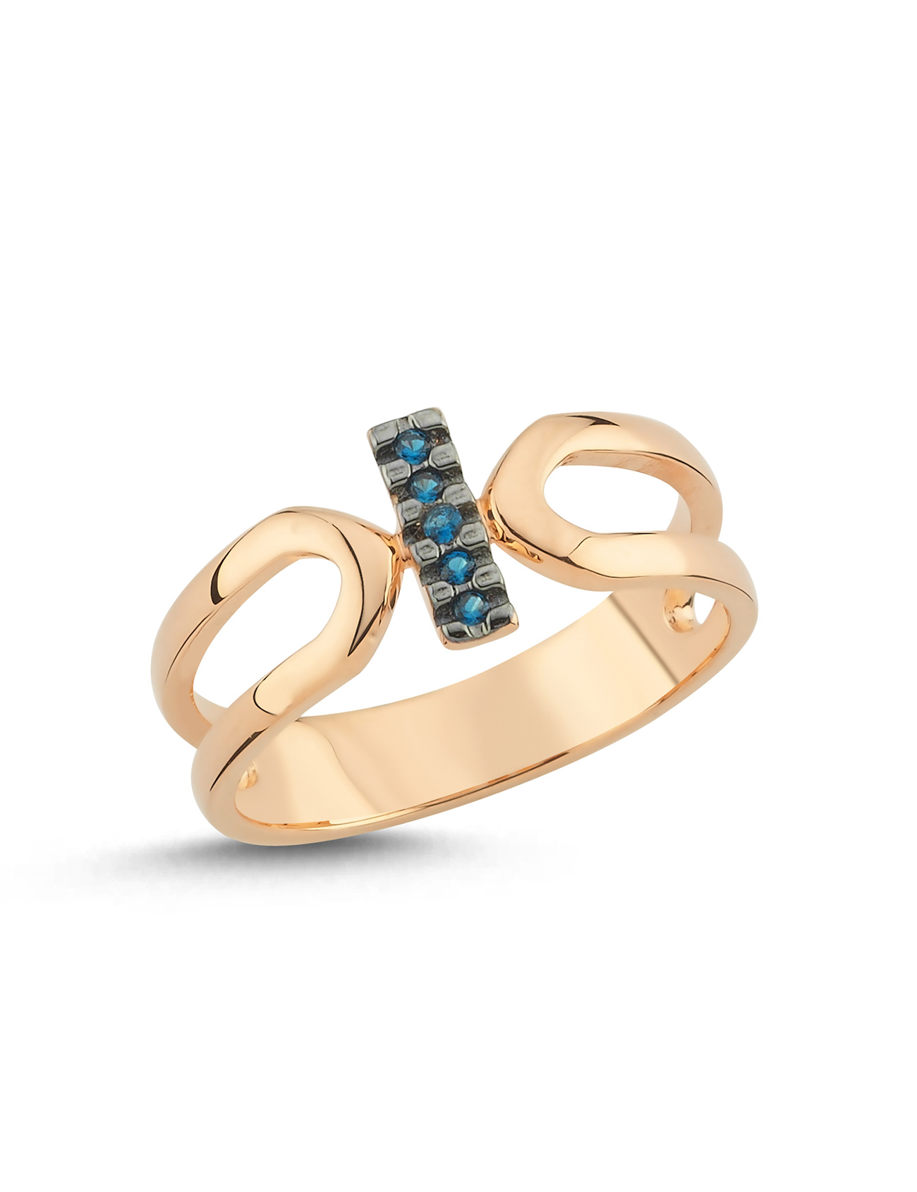 Aqua Fusion Gold Ring Main image