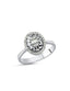 0.20 Carat Oval Baguette Diamond Ring