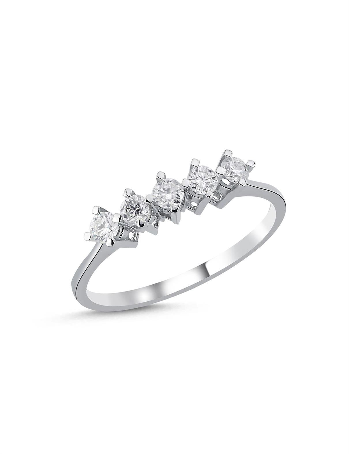 0.25 Carat Diamond Five Stone Ring Main image