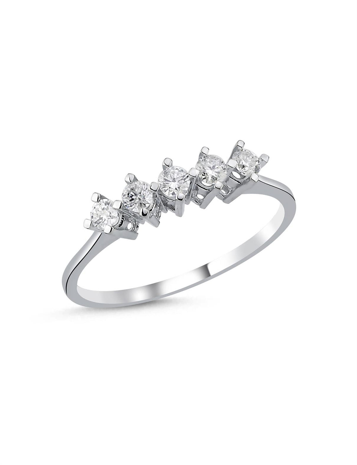 0.30 Carat Diamond Five Stone Ring Main image