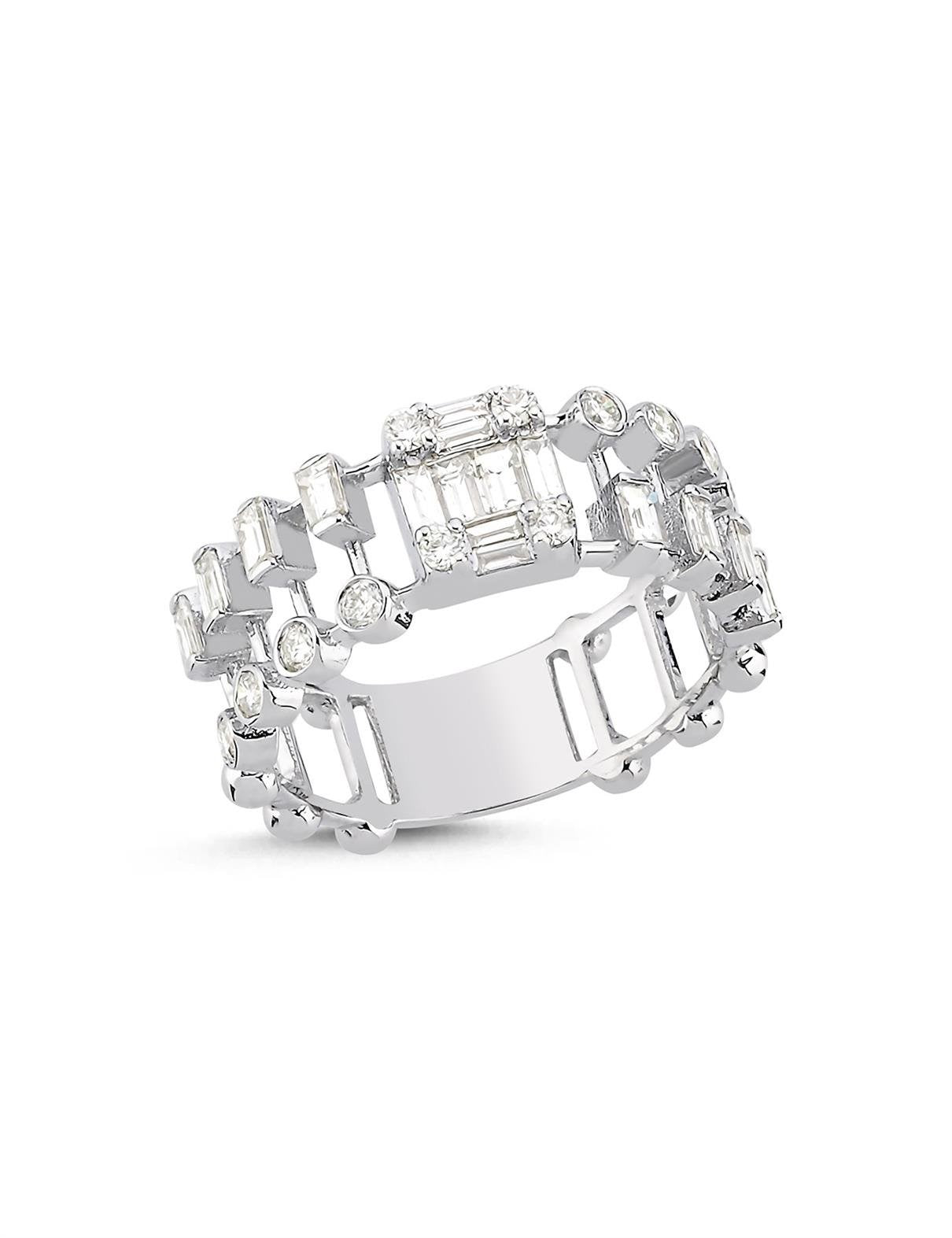 0.78 Carat Diamond Baguette Ring Main image