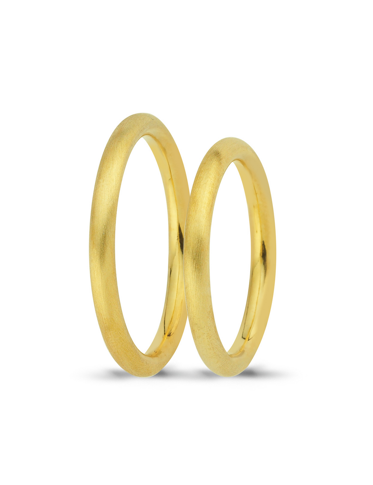 Yellow Gold Wedding Band 2,40mm