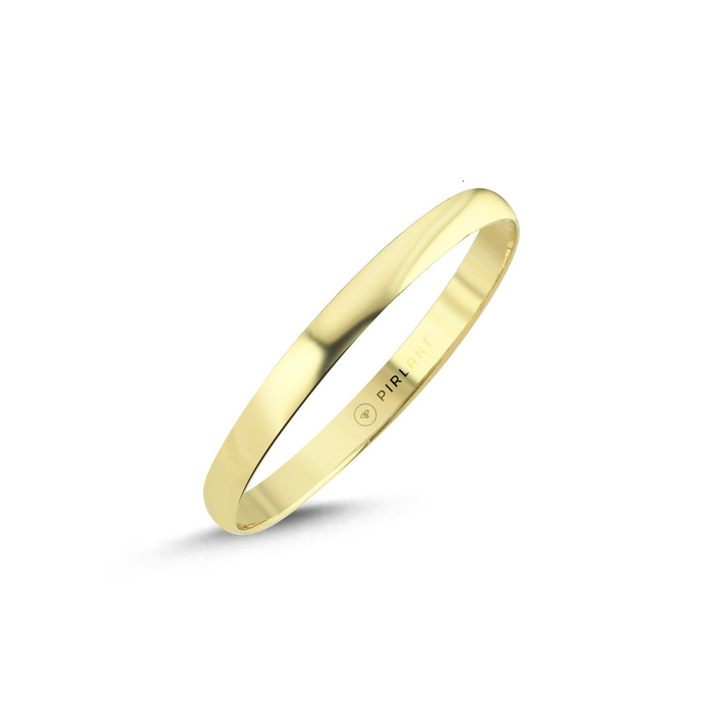 Yellow Gold Wedding Band 2mm